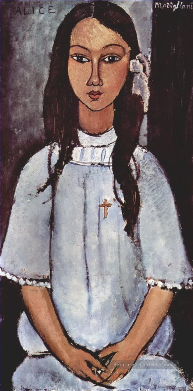 alice 1915 Amedeo Modigliani Peintures à l'huile